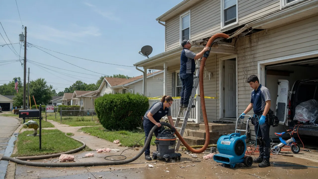 Water Damage Restoration in New Memphis, IL near me